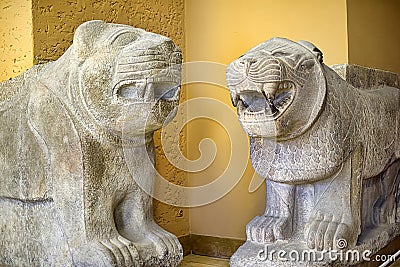 Babylonian Sculpture, Pergamon Museum, Berlin Editorial Stock Photo