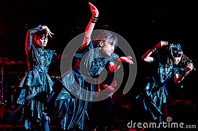 BabyMetal Live at The Brixton Academy 02/07/2019 Editorial Stock Photo