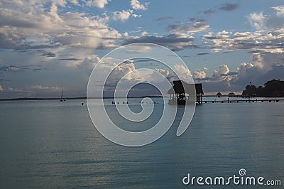 Bacalar Lagoon Stock Photo