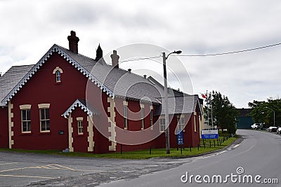 Heart`s Content Cable Station, NL Editorial Stock Photo