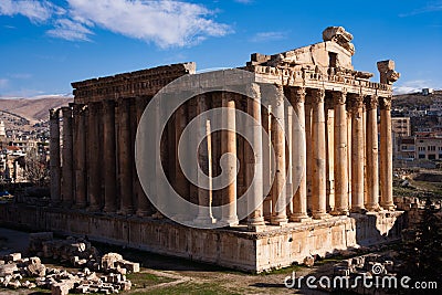 Bacchus Temple Stock Photo