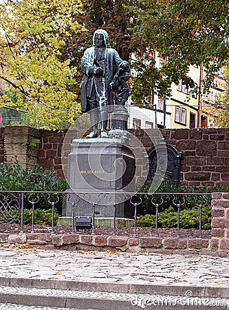 Bach Memorial Eisenach Editorial Stock Photo