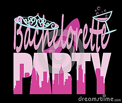 Bachelorette Party sign Stock Photo