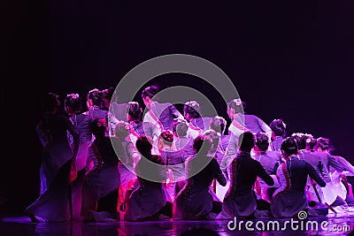 Back in the classroom-Modern dance Editorial Stock Photo