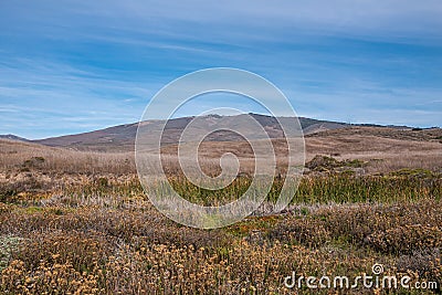 Back country of Jalama Beach, Lompoc, CA, USA Stock Photo