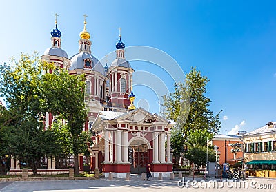 Back entrance view of the church of Saint Clement of Rome Editorial Stock Photo