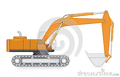 Back_hoe Vector Illustration