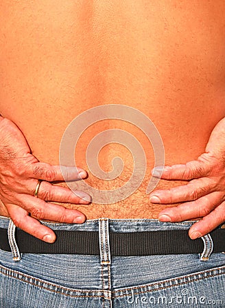 Back Pain Stock Photo