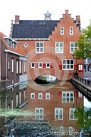 Former city hall of Oud Beijerland Editorial Stock Photo