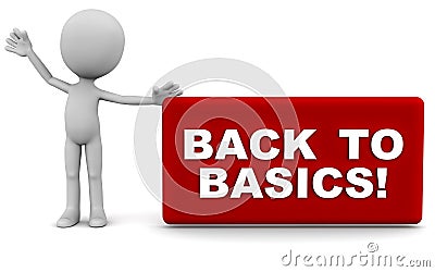 Back to basics Stock Photo