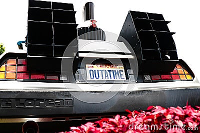 Back to the Future DeLorean Editorial Stock Photo