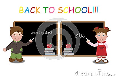 Back to school Vector Illustration