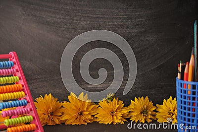 Back to school background Stock Photo