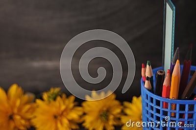 Back to school background Stock Photo