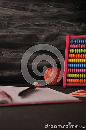 Back to school background Stock Photo