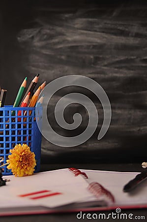 Back to school background Stock Photo