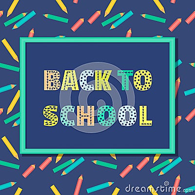 Back to school Cartoon Illustration