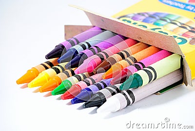 Back to School Crayons Stock Photo