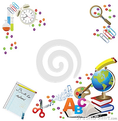 Back to School Design Vector Illustration