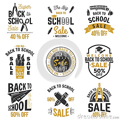 Back to School design. Vector illustration. Vector Illustration