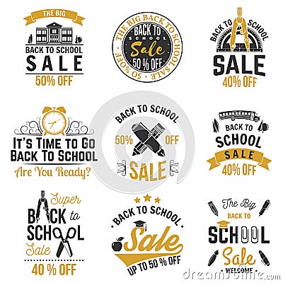 Back to School design. Vector illustration. Vector Illustration