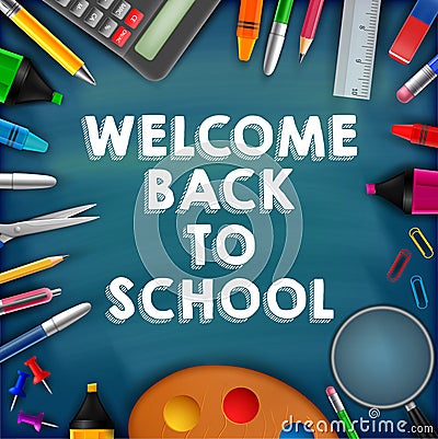 Back to school Vector Illustration