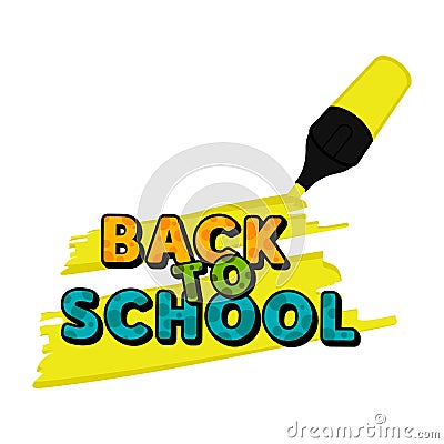 Back to school Vector Illustration