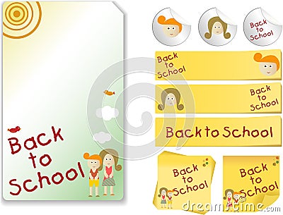 Back to School Kit Vector Illustration