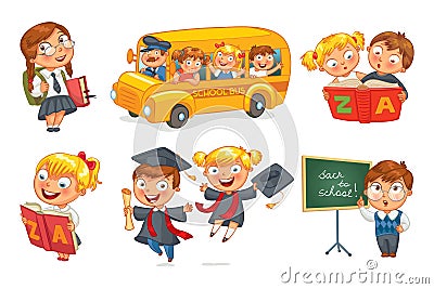 Back to school Vector Illustration