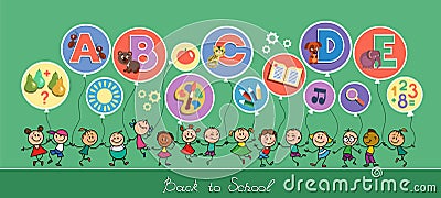 Back to School Vector Illustration