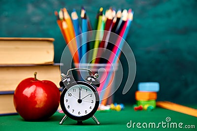 Back to school supplies. Stock Photo