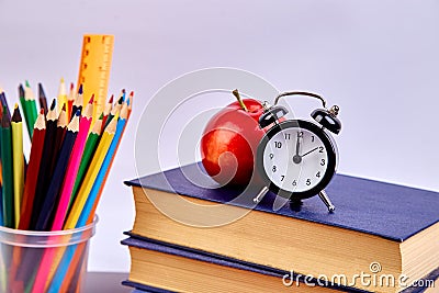 Back to school supplies. Stock Photo