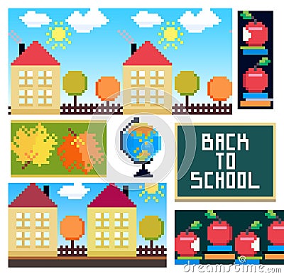 Back to school vector Vector Illustration