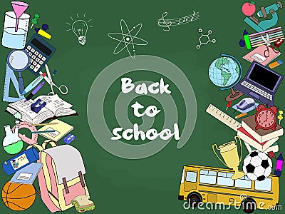 Back to School Vector Illustration