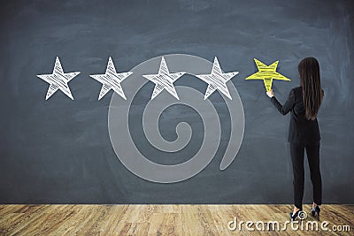 Rating and appraisal concept Stock Photo