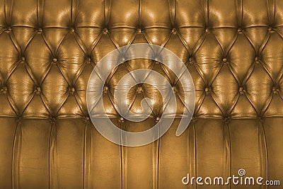 Backboard of a vintage chesterfield sofa Stock Photo