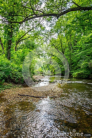 Backbone State Park, Iowa Stock Photo