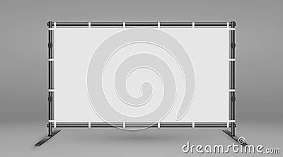 Backdrop Stand For Banners Vector Illustration