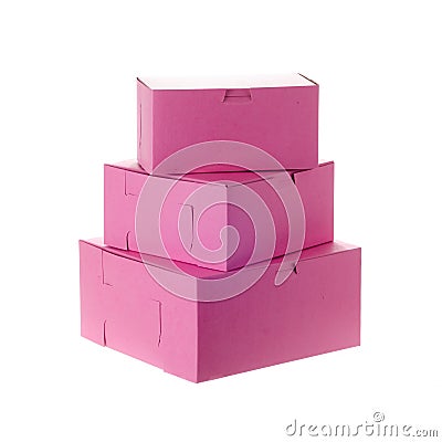 Backery boxes Stock Photo