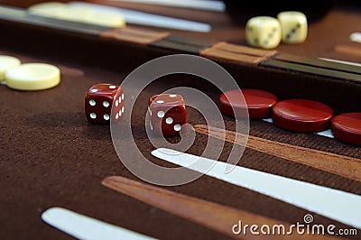 Backgammon 3 Stock Photo