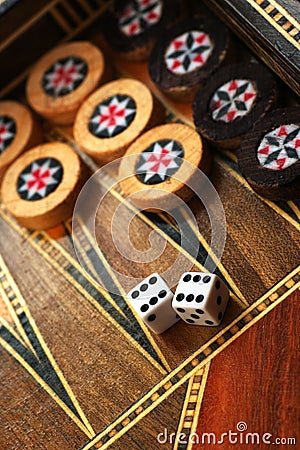 Backgammon Stock Photo