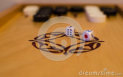 Backgammon Stock Photo