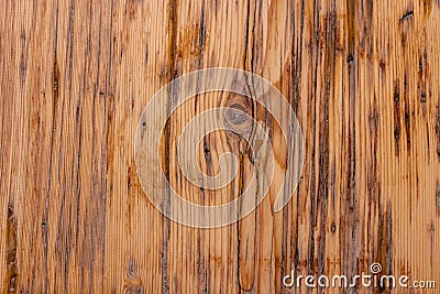 High res close up of a pale light with dark vertical brown veins wooden plank Stock Photo