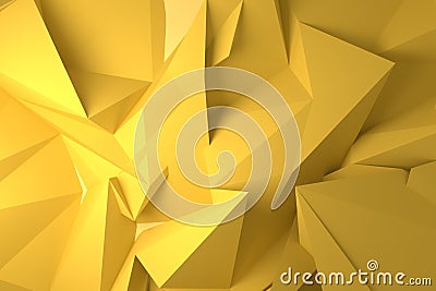 Background abstract CGI, random geometric backdrop for design, graphic resource. 3D render. Stock Photo