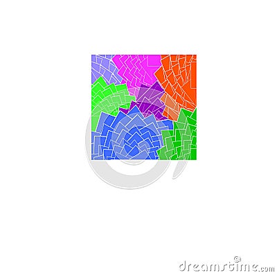 Background in abstract style for use in design. Vector Illustration