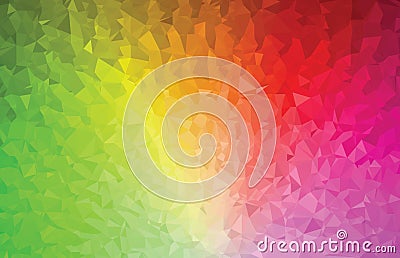 Background abstract triangle geometry pattern color spectrum Stock Photo