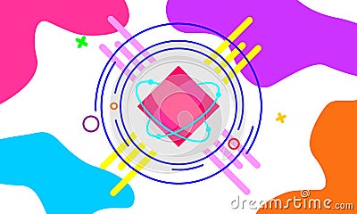 Background abstracts of geometry theme Vector Illustration