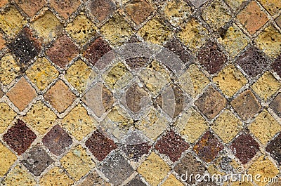 Background of the ancient mosaic Stock Photo