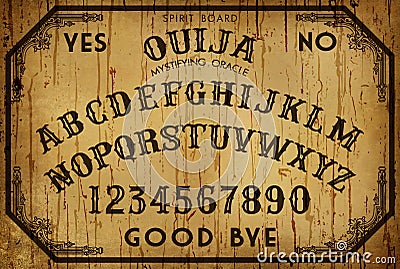 Background Art Ouija Board Stock Photo