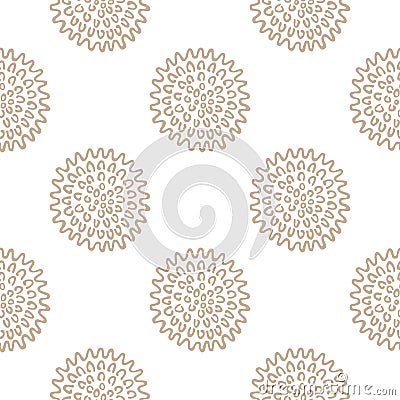Background with a ball with spikes, toy massager Vector Illustration